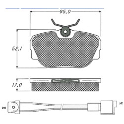Pastillas de freno delanteras