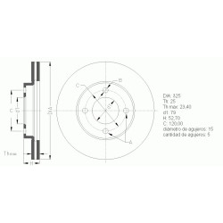 2x discos delanteros e46