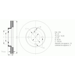 2x Rear discs