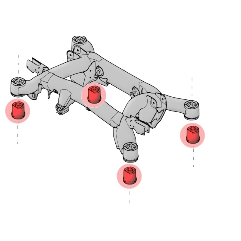BMW E39 Touring rear axle silentblocks