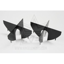 2x cruces Faros Negros BMW e30 e32 e34
