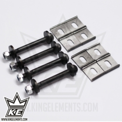 8x Platten + 4x Schrauben - e30/e36 kompakte Drop-Einstellung