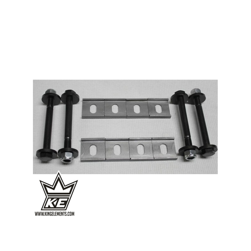 Entretoises Rotules Supérieures 30mm + Plaques Réglage Chute - Mitsubishi Pajero II, Sport, L200 - Kit Suspension Lift