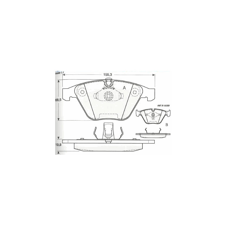 Pastillas de freno BMW e60 530d