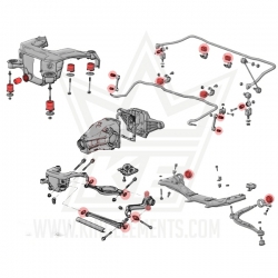 Juego + tacos de motor y caja e36