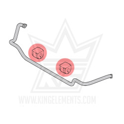 BMW e46 barra estabilizadora delantera