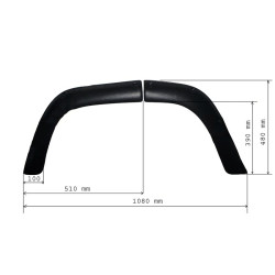 Range Rover 1 Classic fender flares plastic ABS