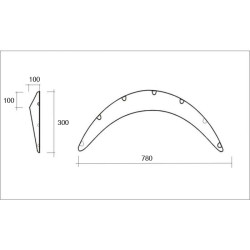 Fender flares (ABS plastic)