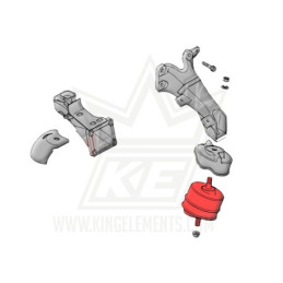 BMW e30 engine mount polybushes made of polyurethane
