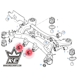 BMW - Hinterachsdifferentialhalterung