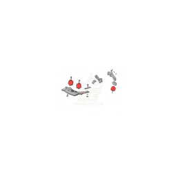 Supports moteur et boîte BMW e46 320d AVEC CHAMBRE À AIR