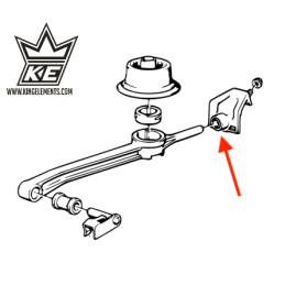 BMW Brazo de cambio - Silentblock trasero
