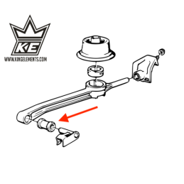 Braccio cambio BMW - Montaggio anteriore (ovale)