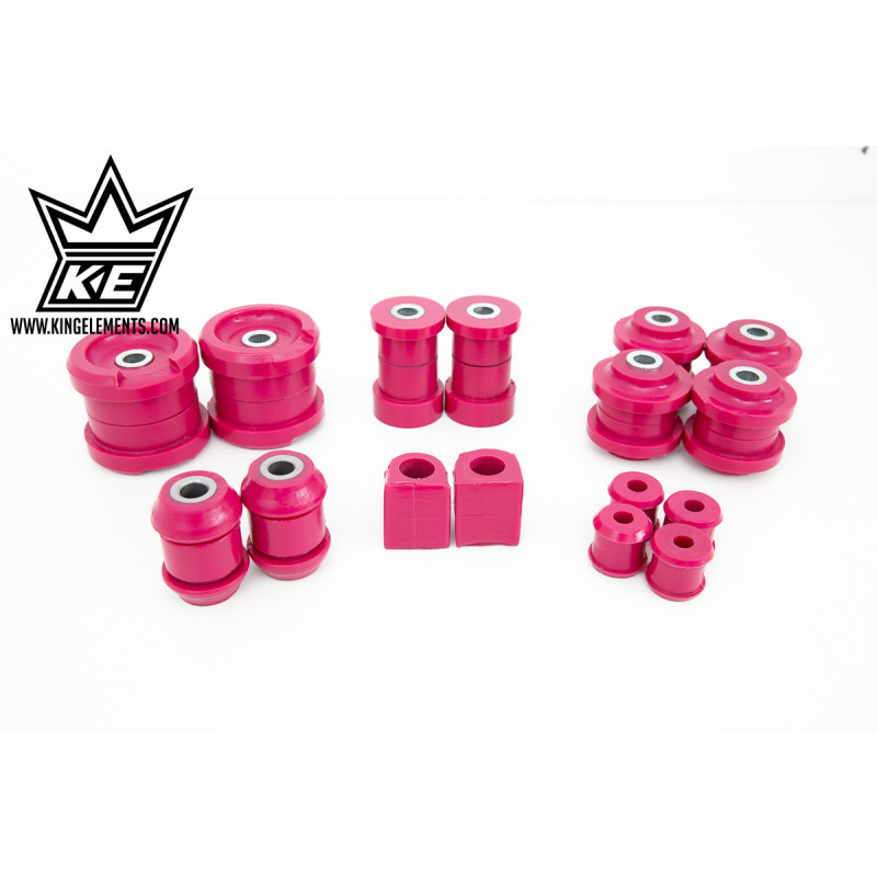 Silentblock kit for all rear arms of the BMW E46