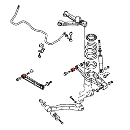 Mitsubishi Montero V60 V80 - Brazos traseros superiores con regulacion