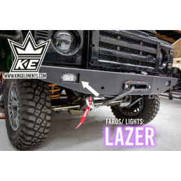 Land Rover Defender – paragolpes HARD ROCK de acero 4 mm para 4x4