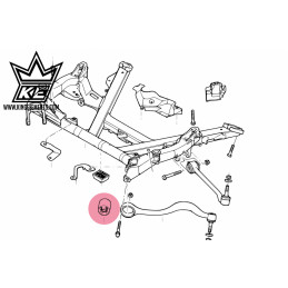BMW E39 E52 – Silentblock brazo delantero inferior | King Elements
