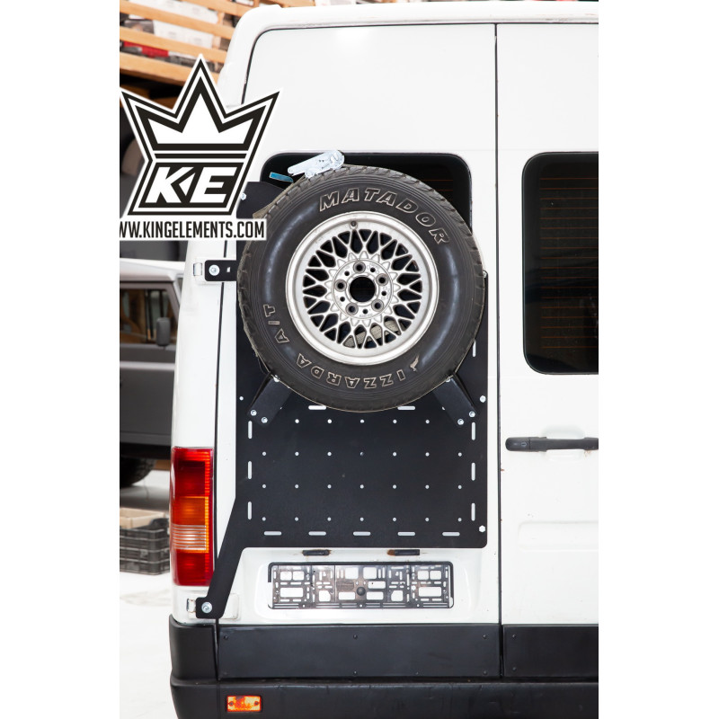 Spare wheel carrier for VW LT II / Sprinter I