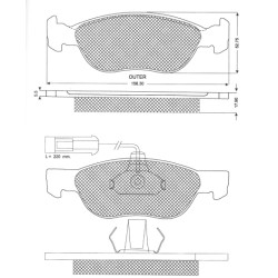 Pastillas de freno delanteras
