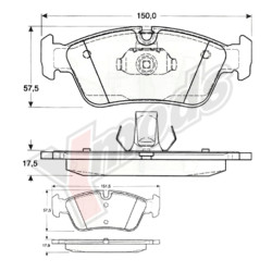 Pastillas de freno delanteras